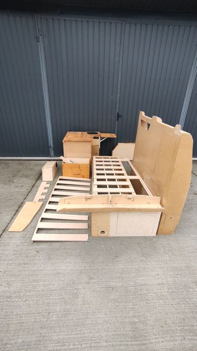 Zabudowa meble kampervan vw t4 lodówka zlew