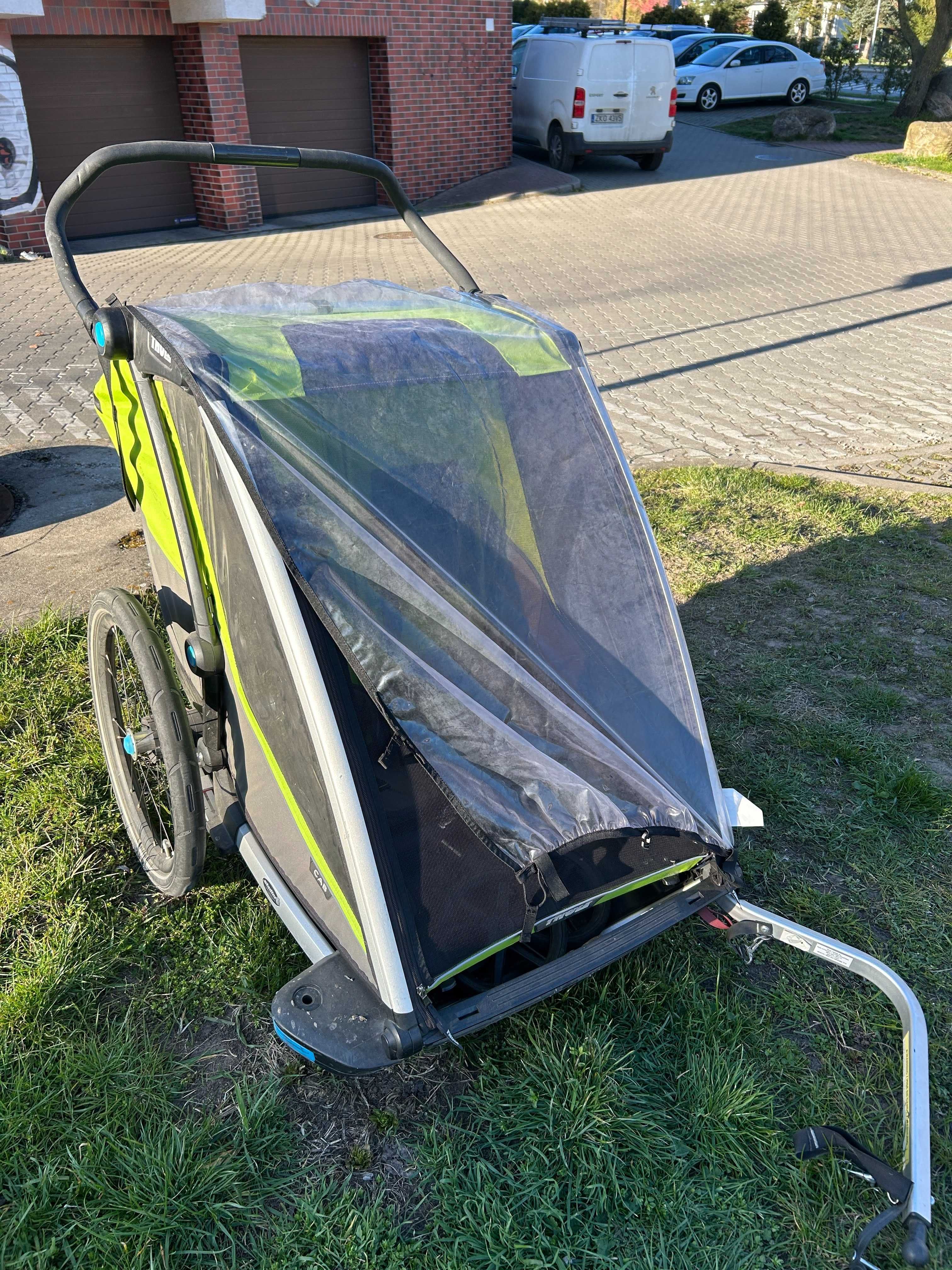 Thule Cab 2 XXL – Przyczepka Rowerowa 2w1 z Pełnym Wyposażeniem