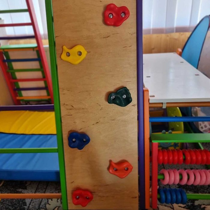 Детский спортивный комплекс для дома SportBaby Акварелька Plus 1-4