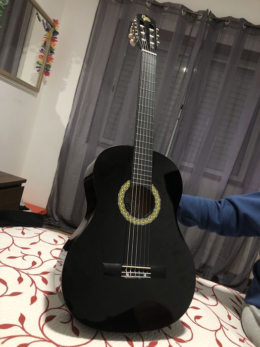 Guitarra Clássica GEMMA P C Standard Black 4/4