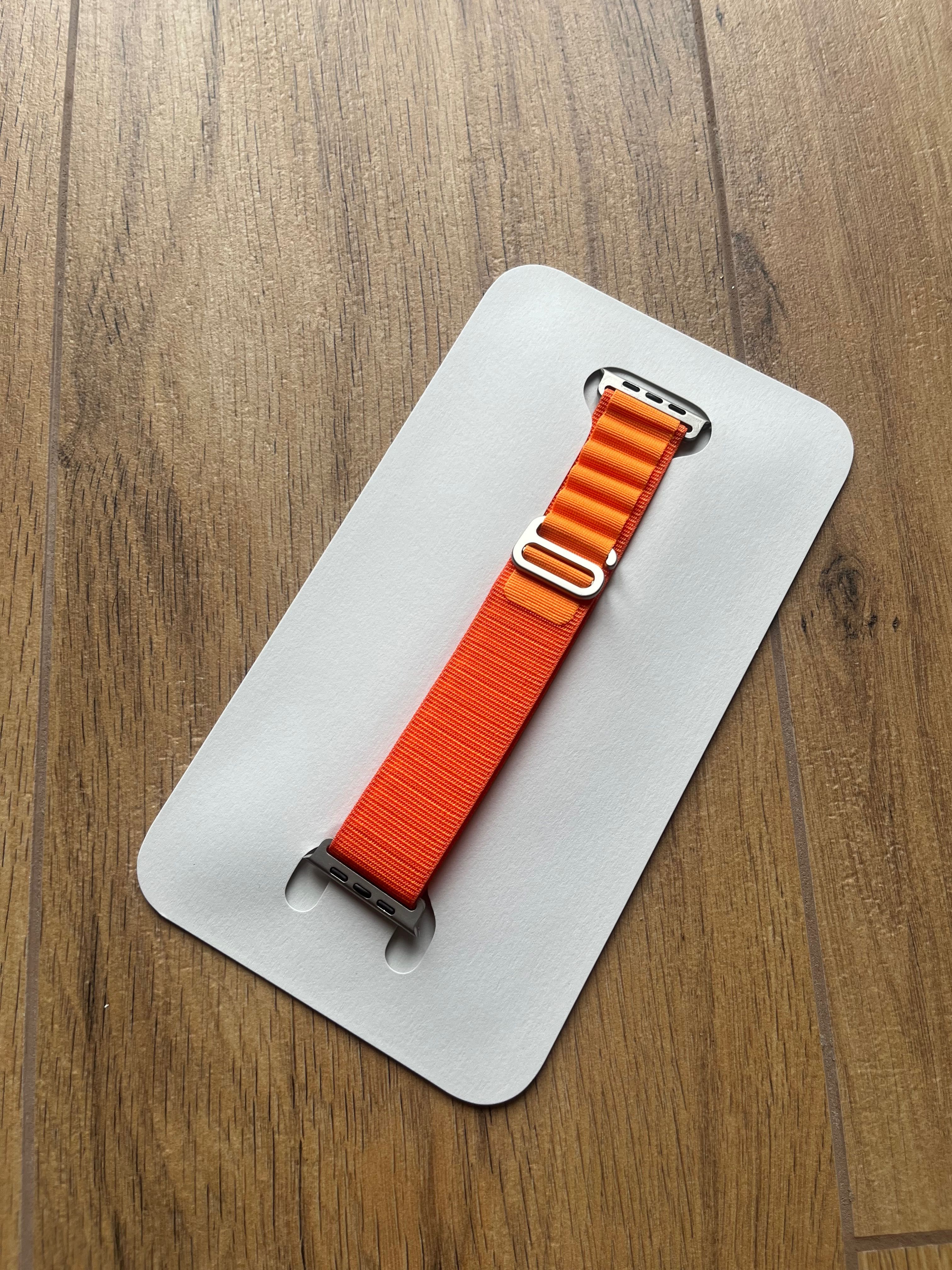 Oryginalna opaska Trail Loop Orange Apple Watch NOWE
