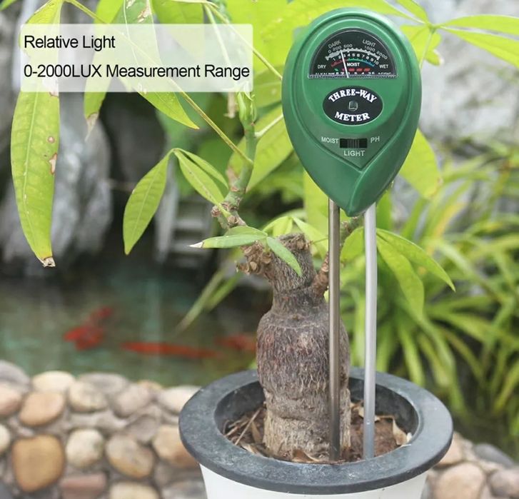 Testador do solo (Óptimo para jardins ou plantas em casa) Novo