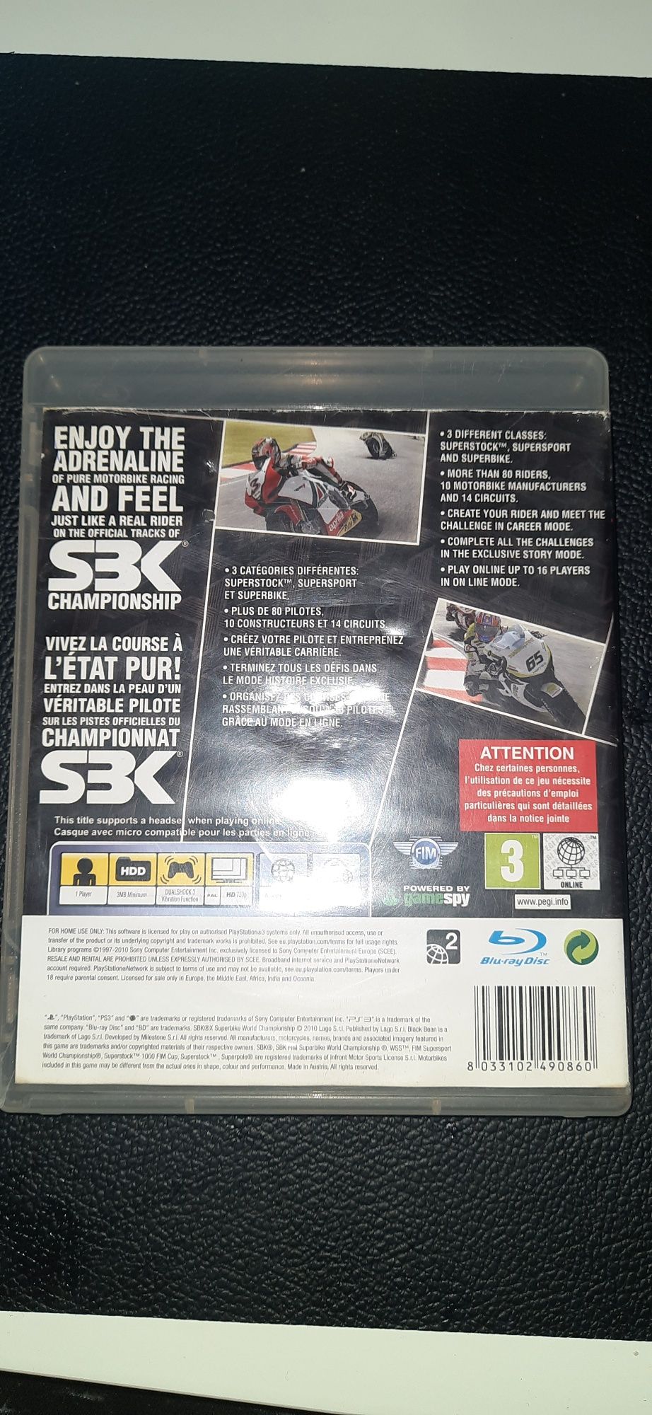 SBK X Superbike na ps3