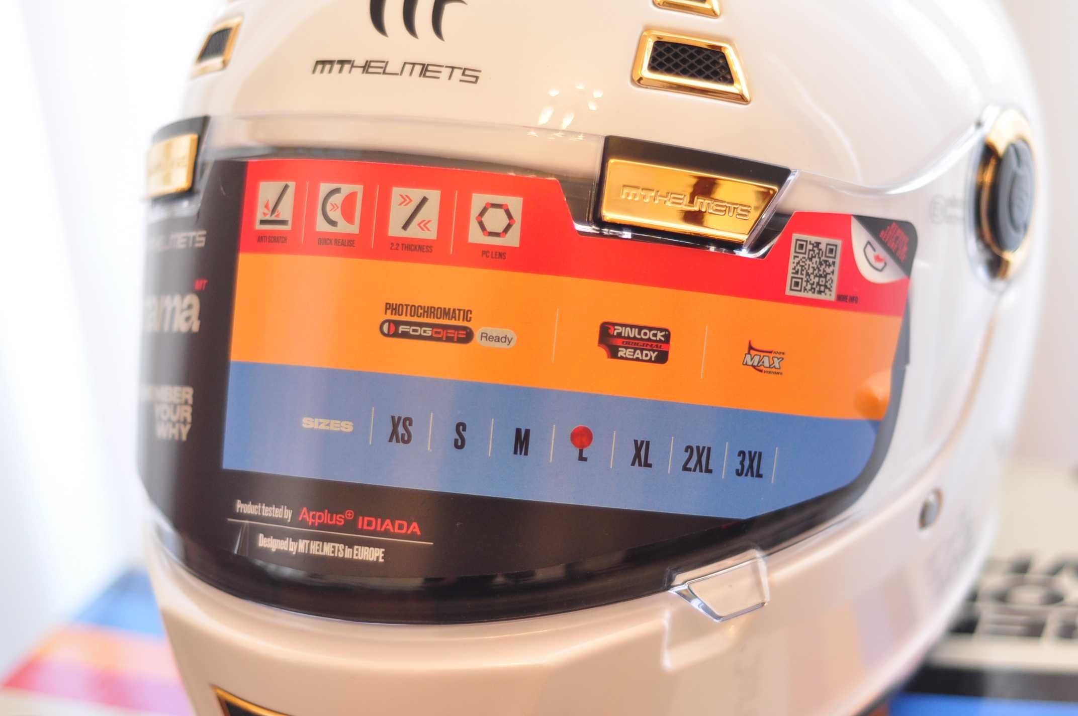 capacete estilo retro vintage Mt Helmets Jarama novo com viseira extra