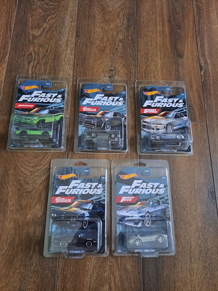 Hot Wheels Fast and Furious - 2021 Cały set