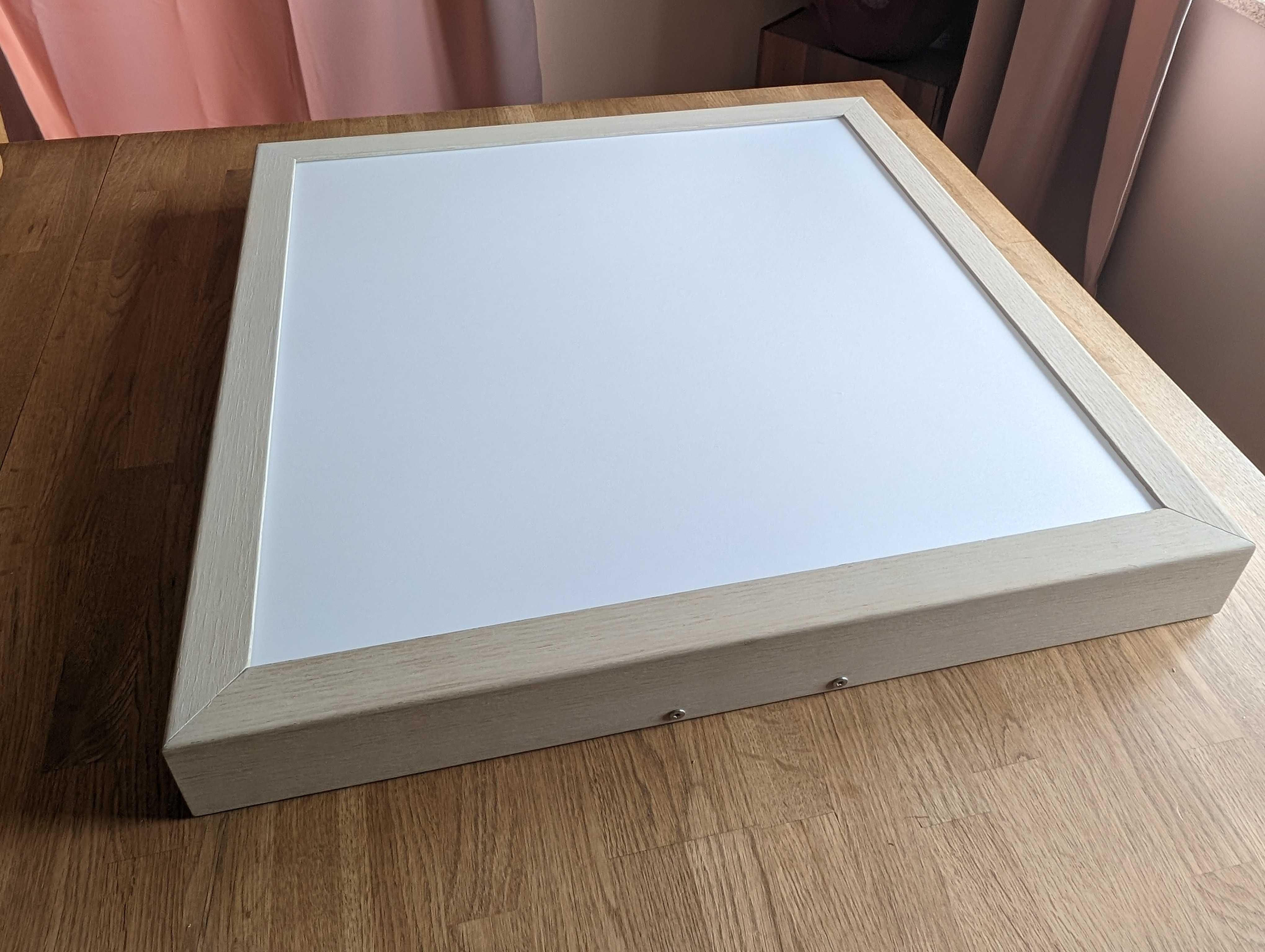 Candeeiro Luminária 63x63cm madeira carvalho OSRAM LEDVANCE sala