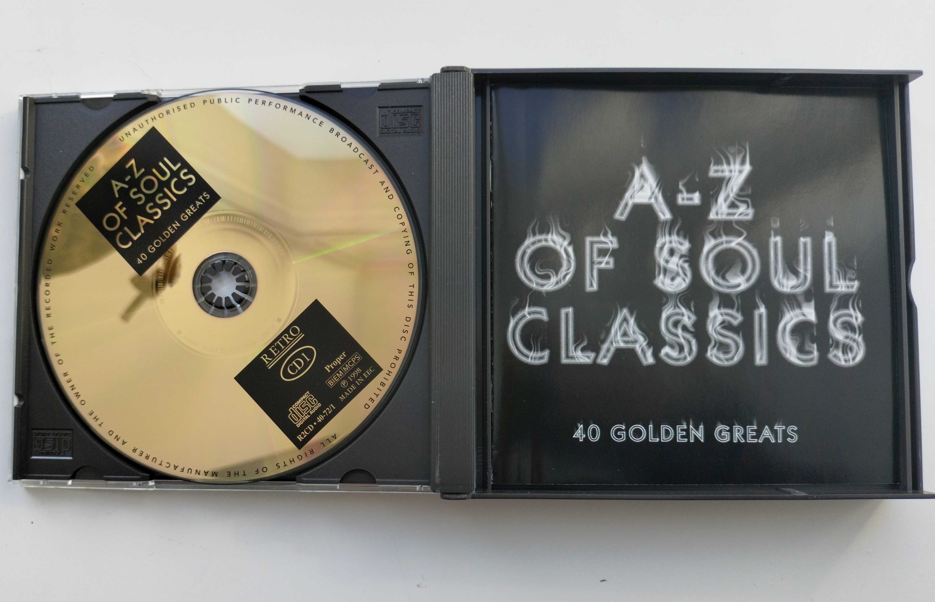 Компакт диск A-Z of soul classics 40 golden greats