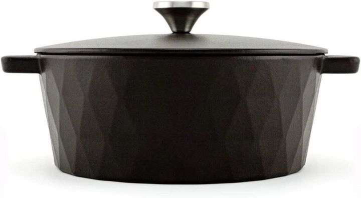 Кастрюля чавунна Hearthstonecookware Cocotte Diamond