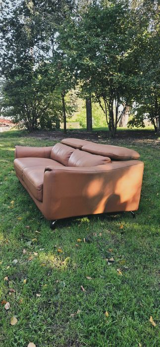 Sofa i fotel ze skóry