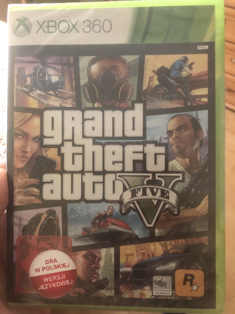 GTA Grand Theft Auto 5 V Xbox 360 nowa zafoliowana fabrycznie