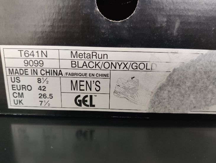 Tennis ASICS MetaRun tamanho 42