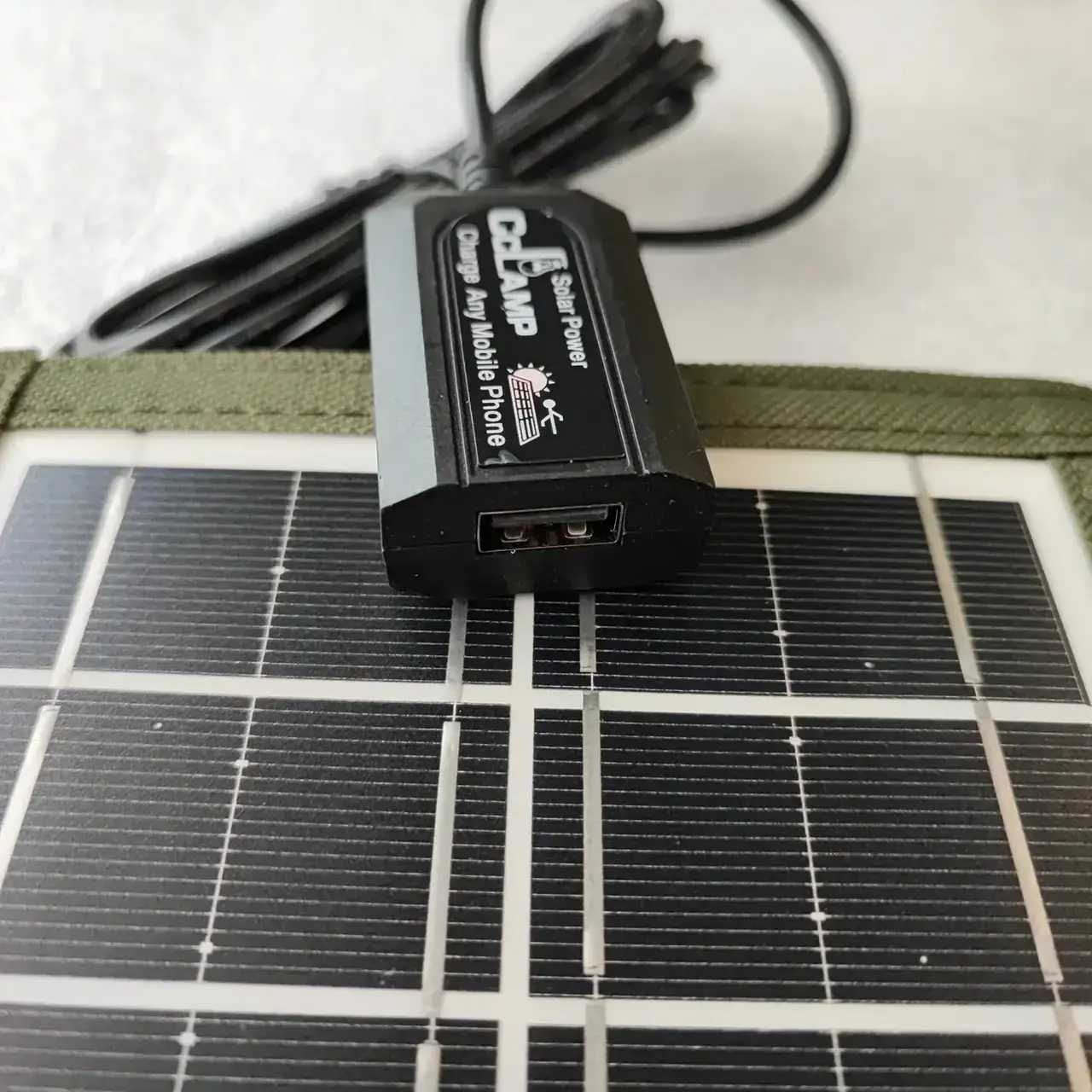 Сонячна панель,зарядний пристрій Cclamp CL-670  7W USB