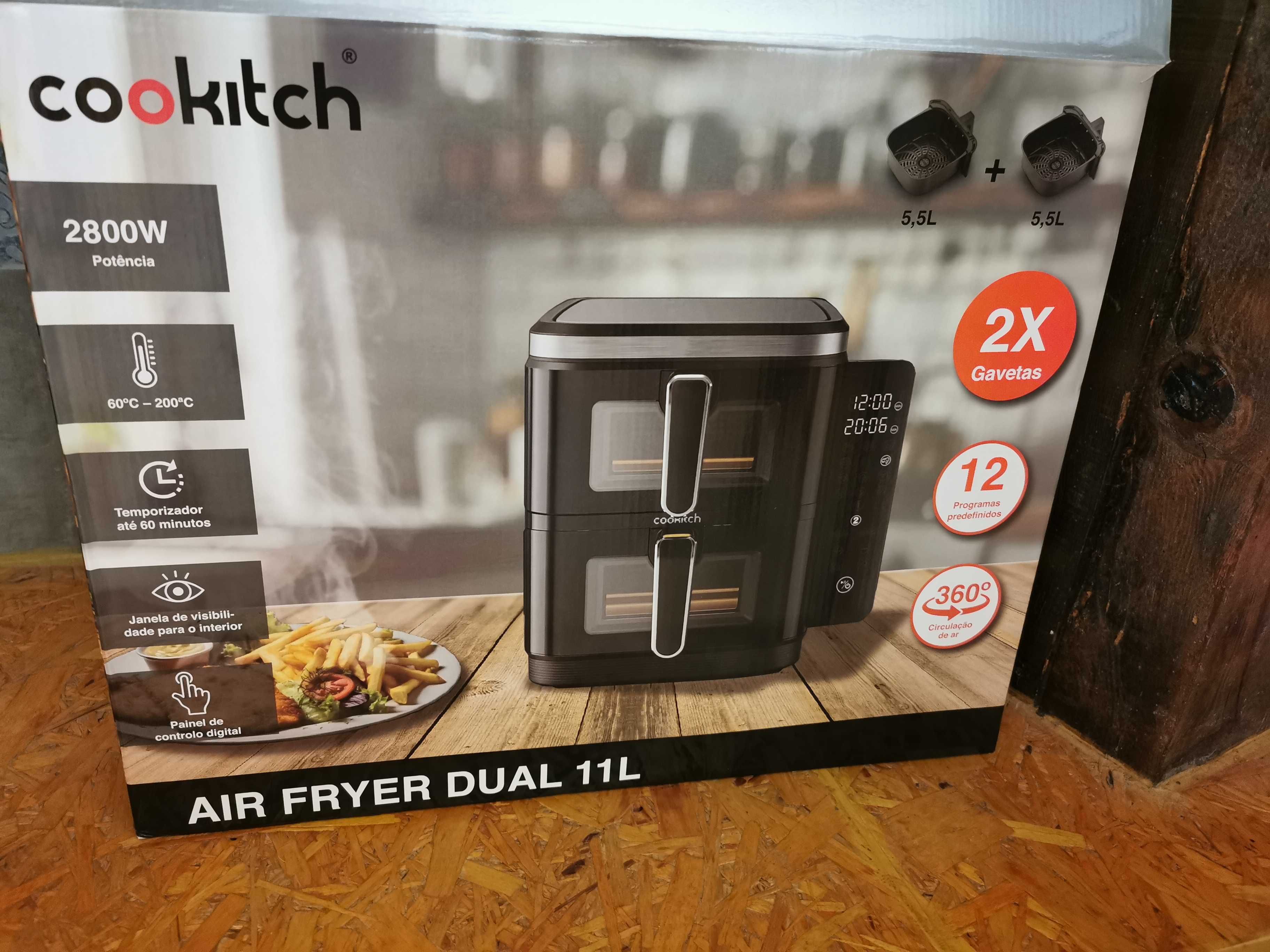 Airfryer com 2 cestos