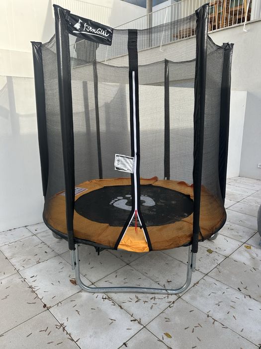 Trampolim 140 cm diametro crianças