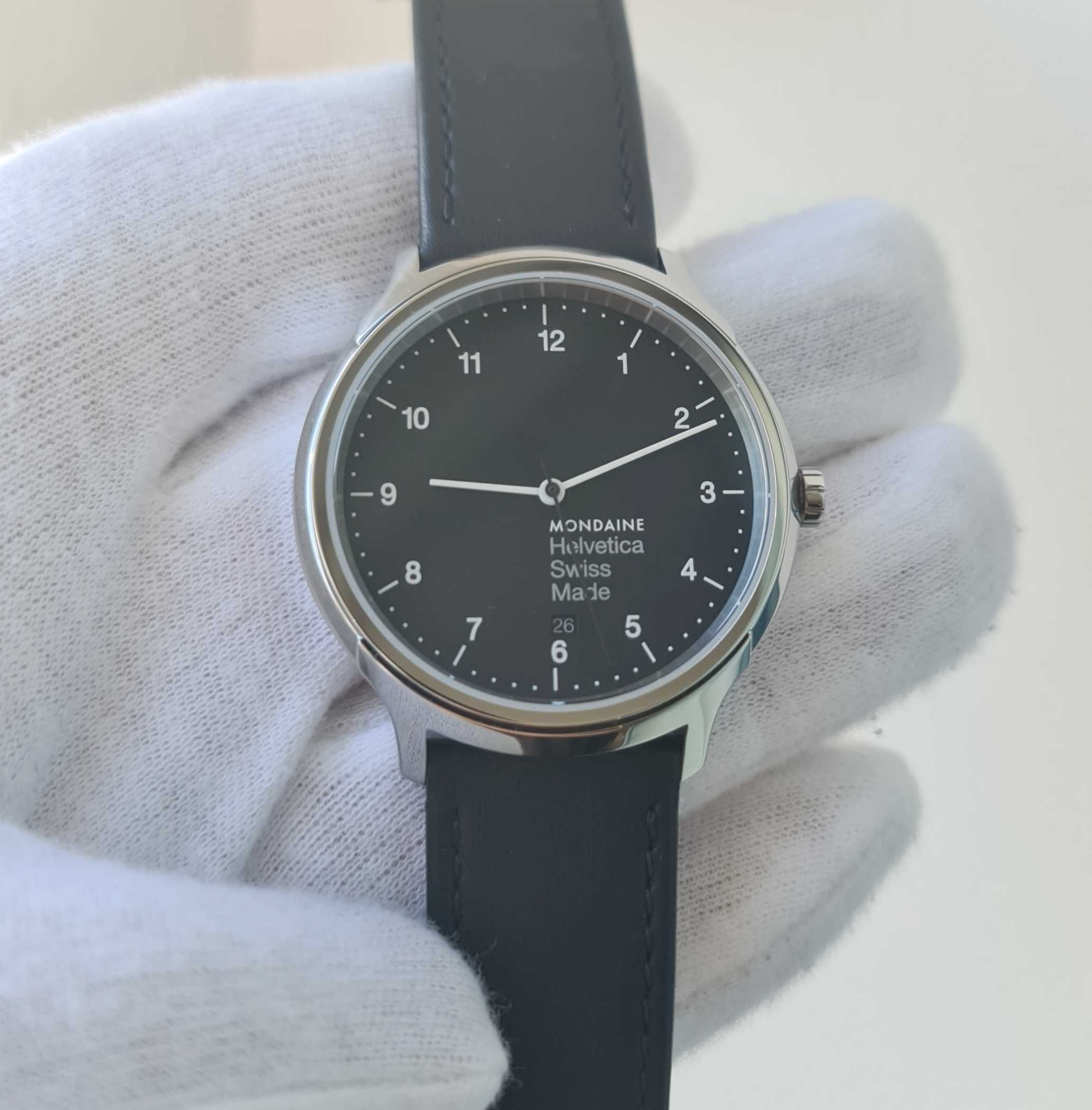 Чоловічий годинник Mondaine Helvetica Regular 40.5 mm MH1.R2 Swiss