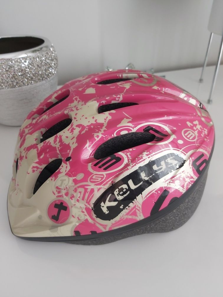 Kask rowerowy dla dziewczynki 47 - 51 cm XS S lekki