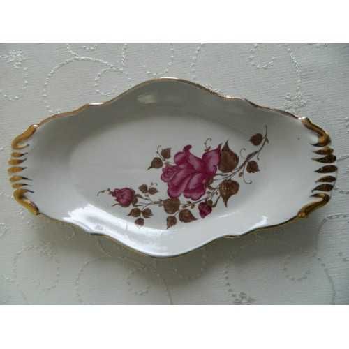 Блюдо салатник фарфор шиповник синельниковский фарфоровый завод