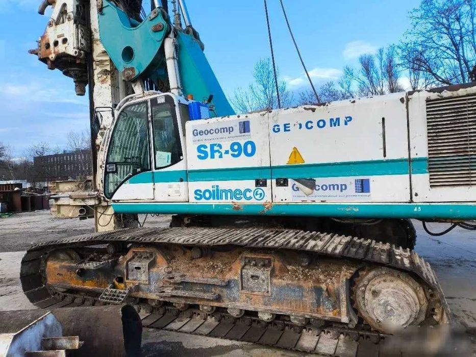 бурова установка, палебійний бур Soilmec, для фундаментів