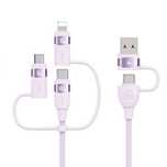 USAMS Kabel U85 2xUSB-C/USB/Micro-USB/Lightning 6w1 1,2m 100W PD Fast