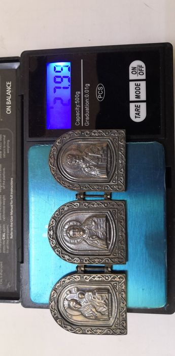 Продам серебряный складень