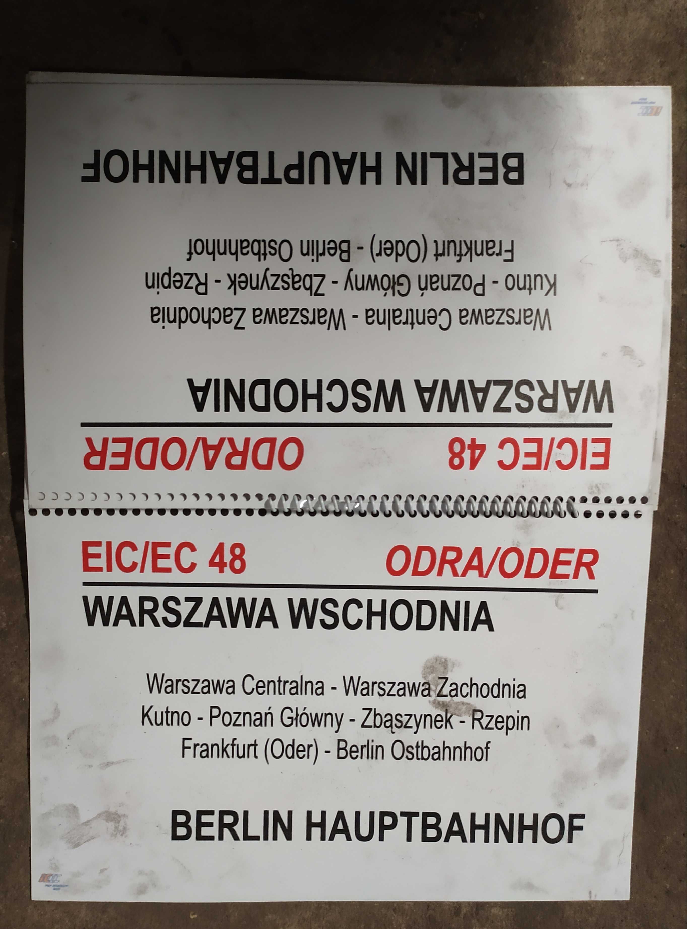 Tablica kierunkowa ODRA/ODER, WAWEL