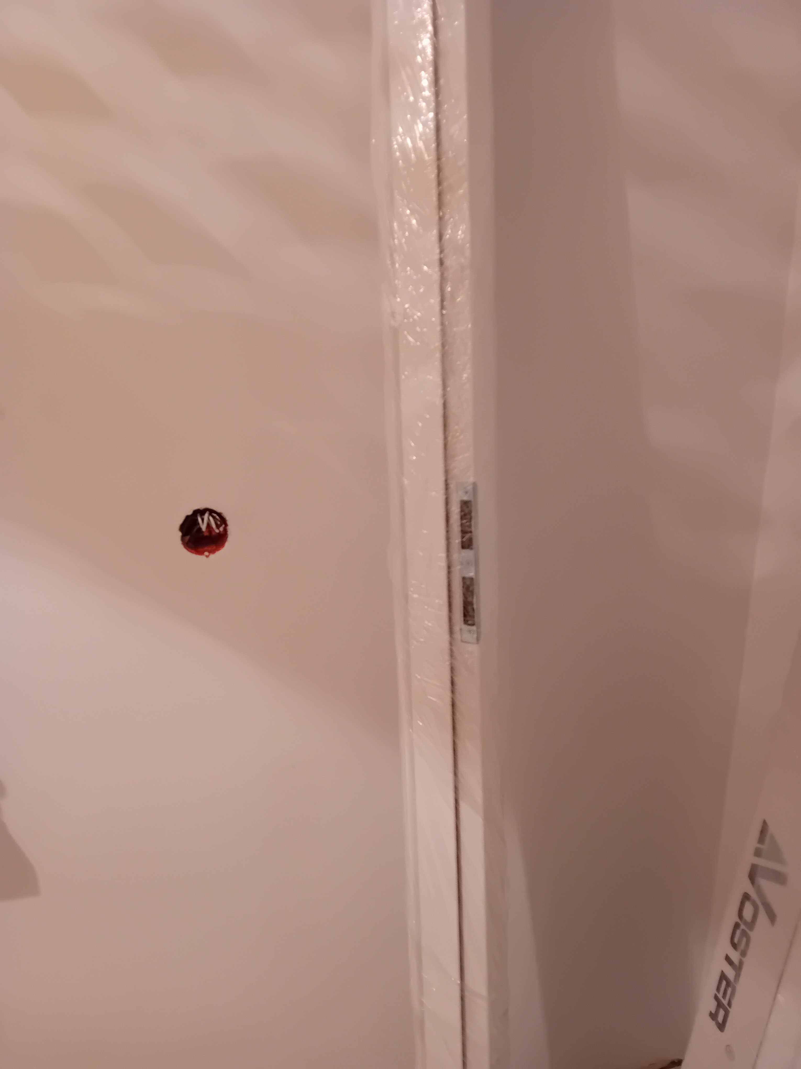 Nowa biała ościeżnica regulowana przylgowa Voster 70 cm lewa gr 60mm