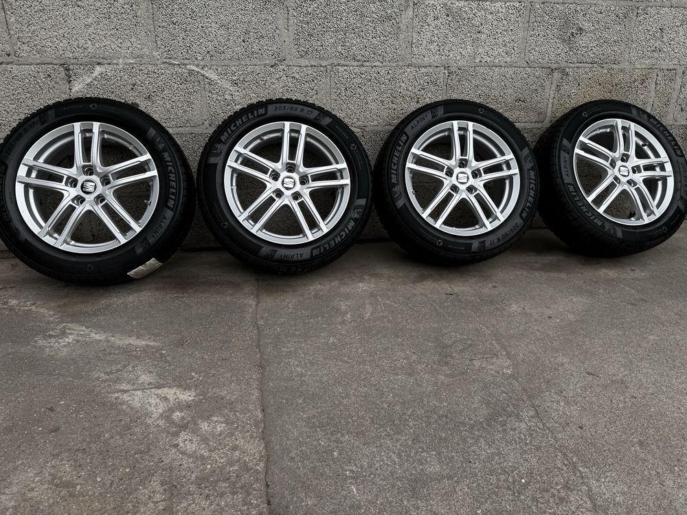 Koła Zimowe R17 5x112 Seat Ateca Arona Alhambra Altea opony 205/60/17