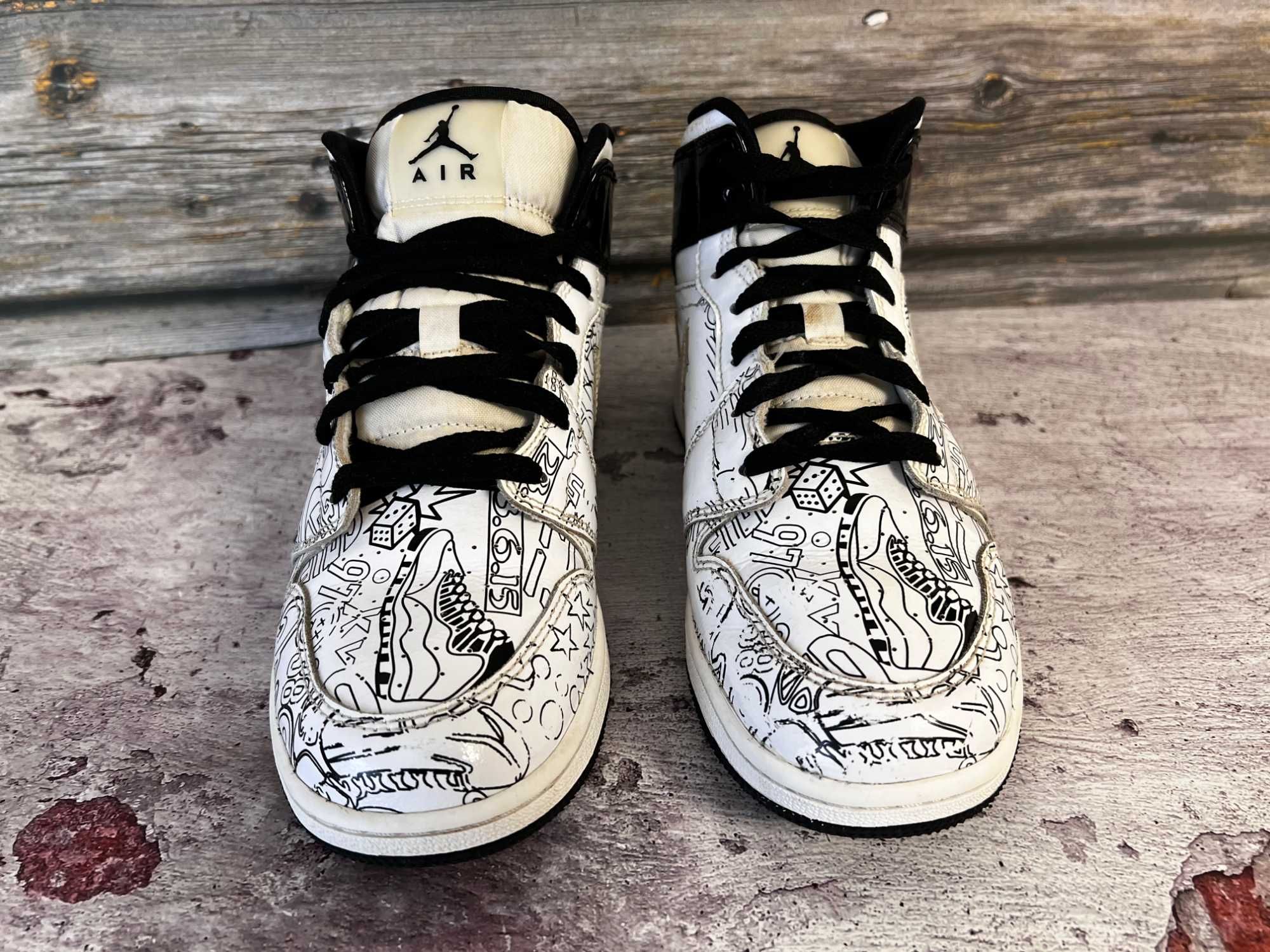 кросівки Jordan 1 Mid DIY оригінал