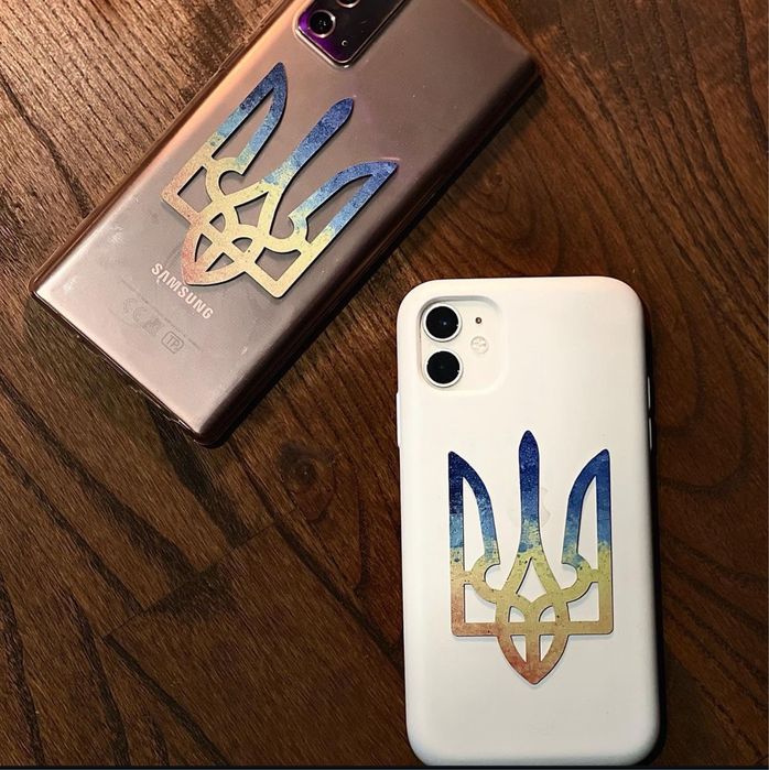 Металевий стікер на телефон  для магнітного тримача