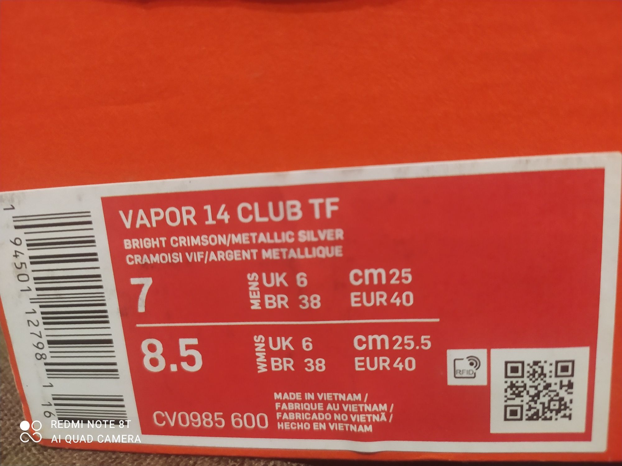 Buty Nike Mercurial Vapor 14 Club TF