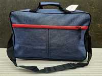 Niebieska torba podróżna marki Bugiani nowa 40x25x20