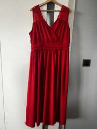 Suknia wieczorowa czerwona  rozmiar xl