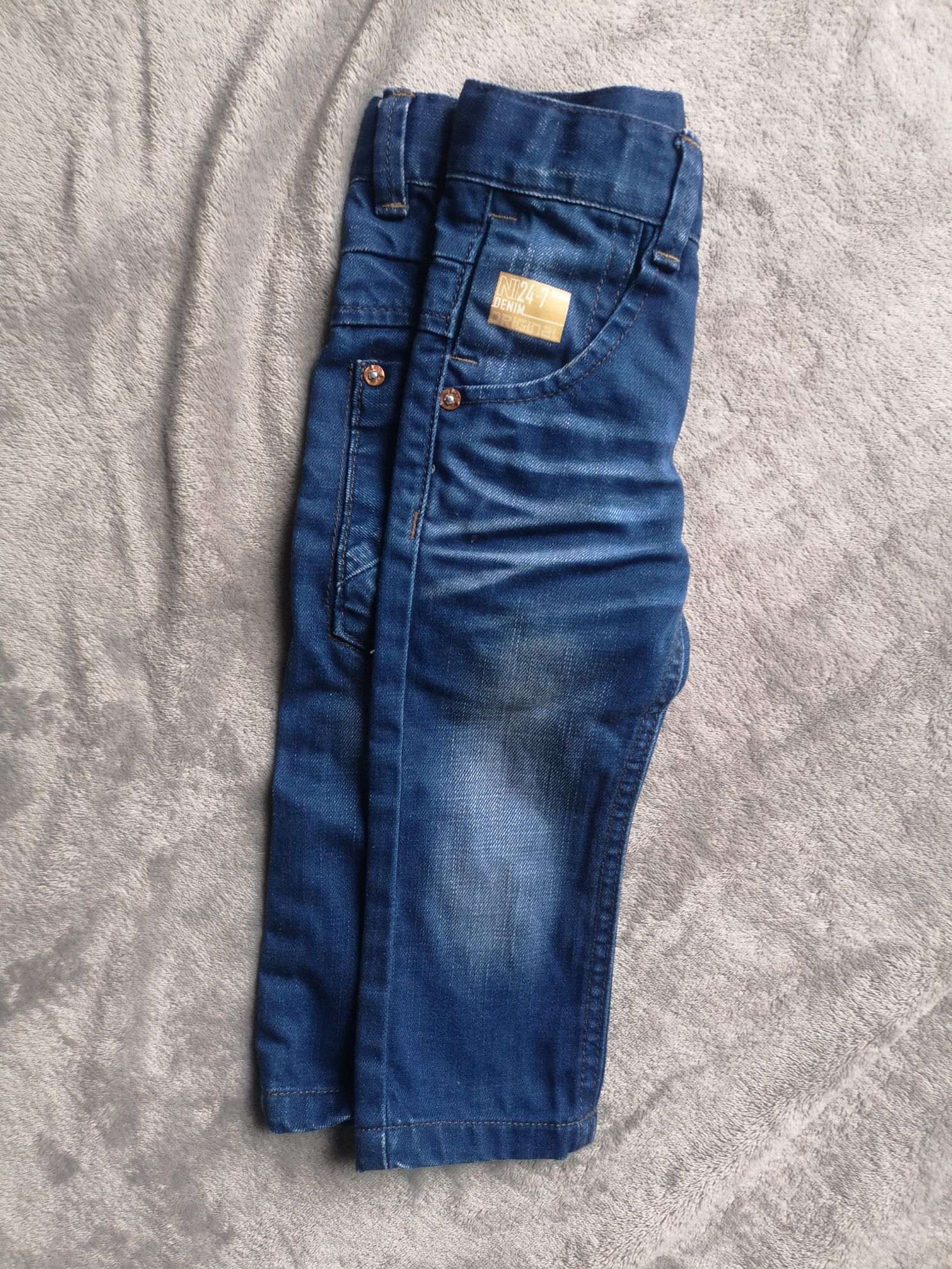 Jeansy dla chłopca na 9-12 m-cy (74-80 cm)
