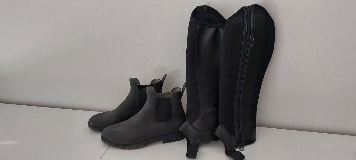 Botim 37 + Caneleiras equitação tam S - fouganza
Modelos Fouganza