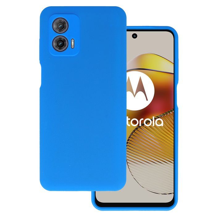 Silicone Lite Case Do Motorola Moto G73 Niebieski