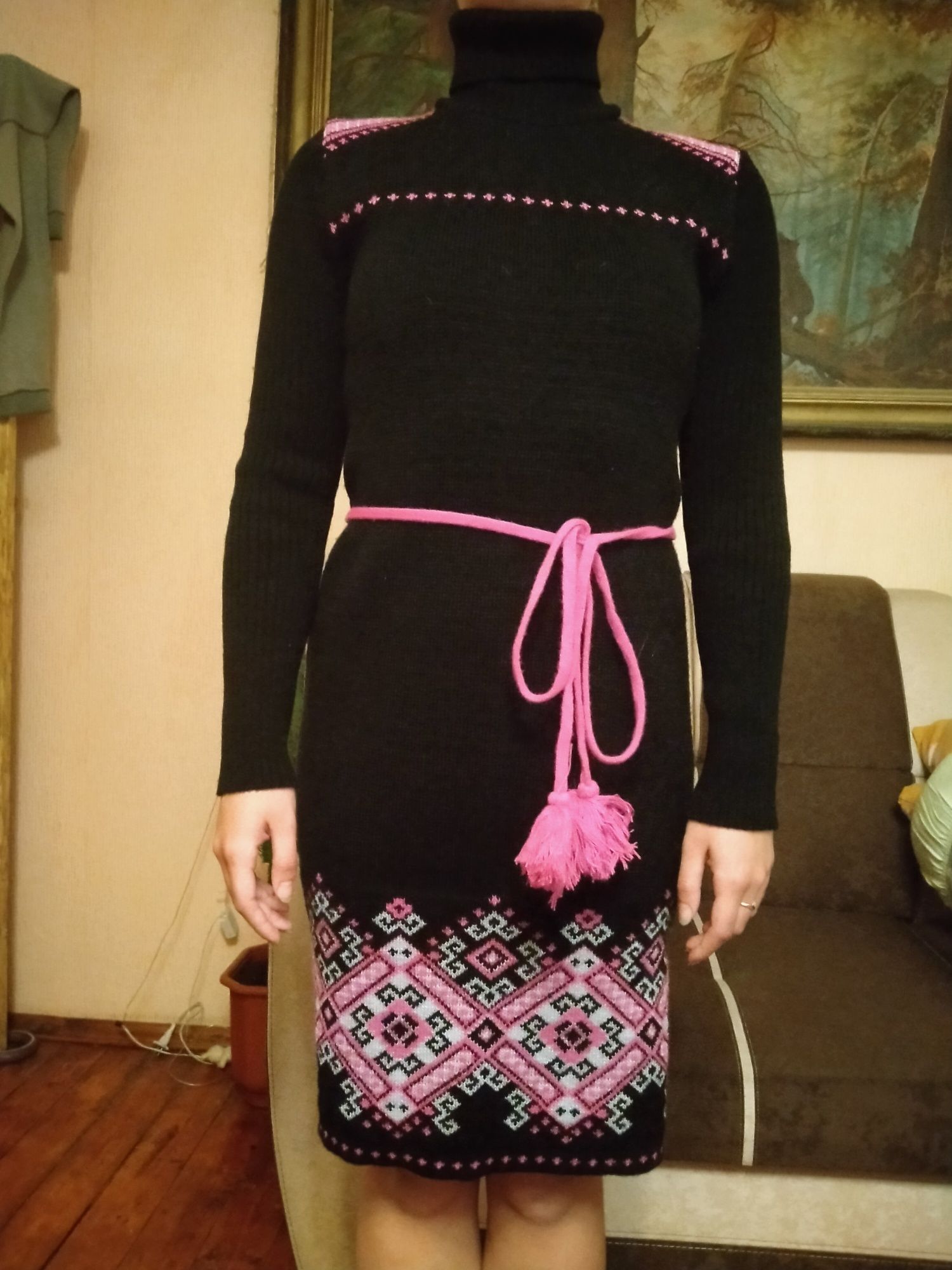 Платье с украинским арнаментом