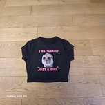 Crop top młodzieżowy