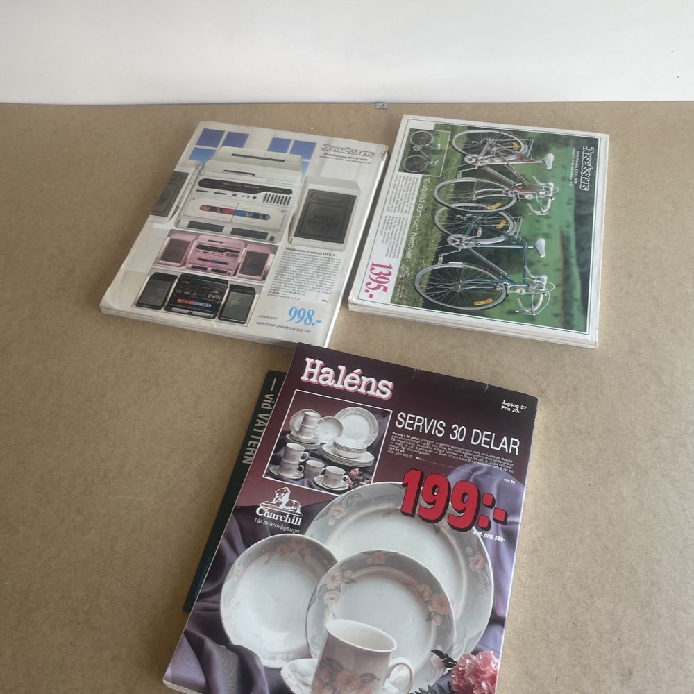 Stare katalogo modowe josefssons halens 1989 szwedzkie 1000 stron prl