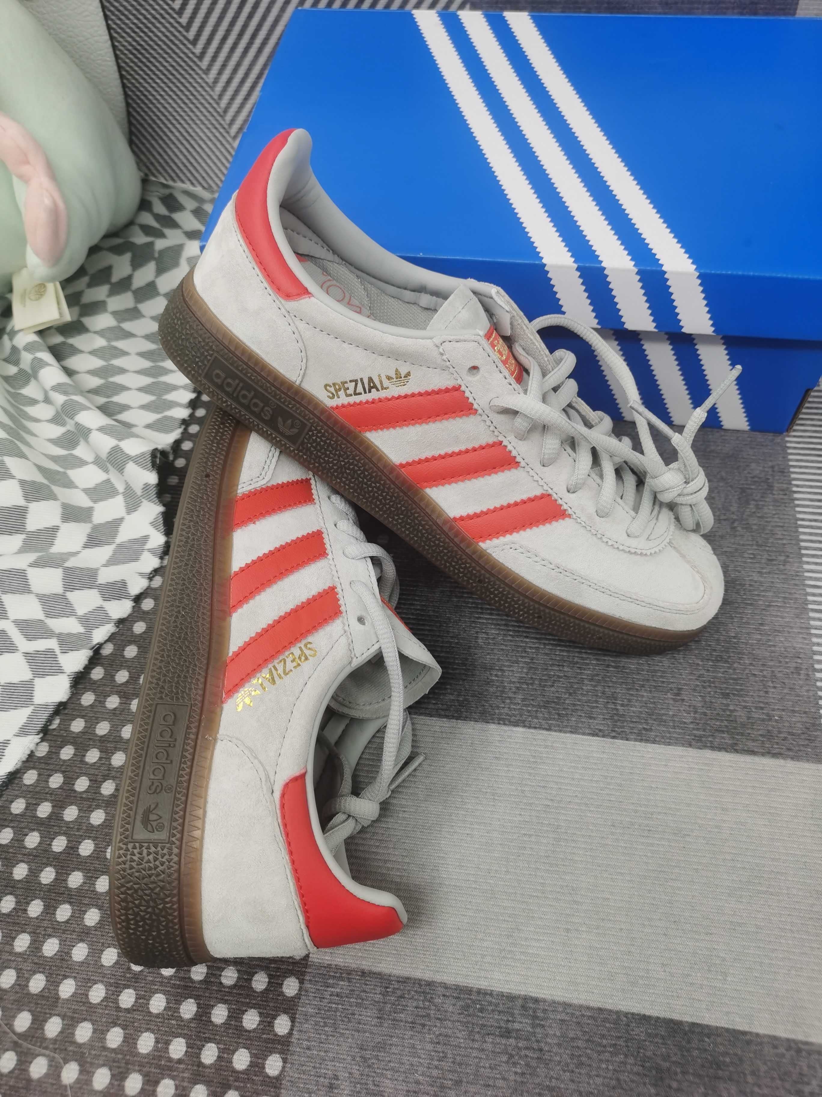 adidas handballl spezial grey/red  37