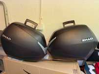Kufry motocyklowe Shad SH36 + SH39 carbon.
