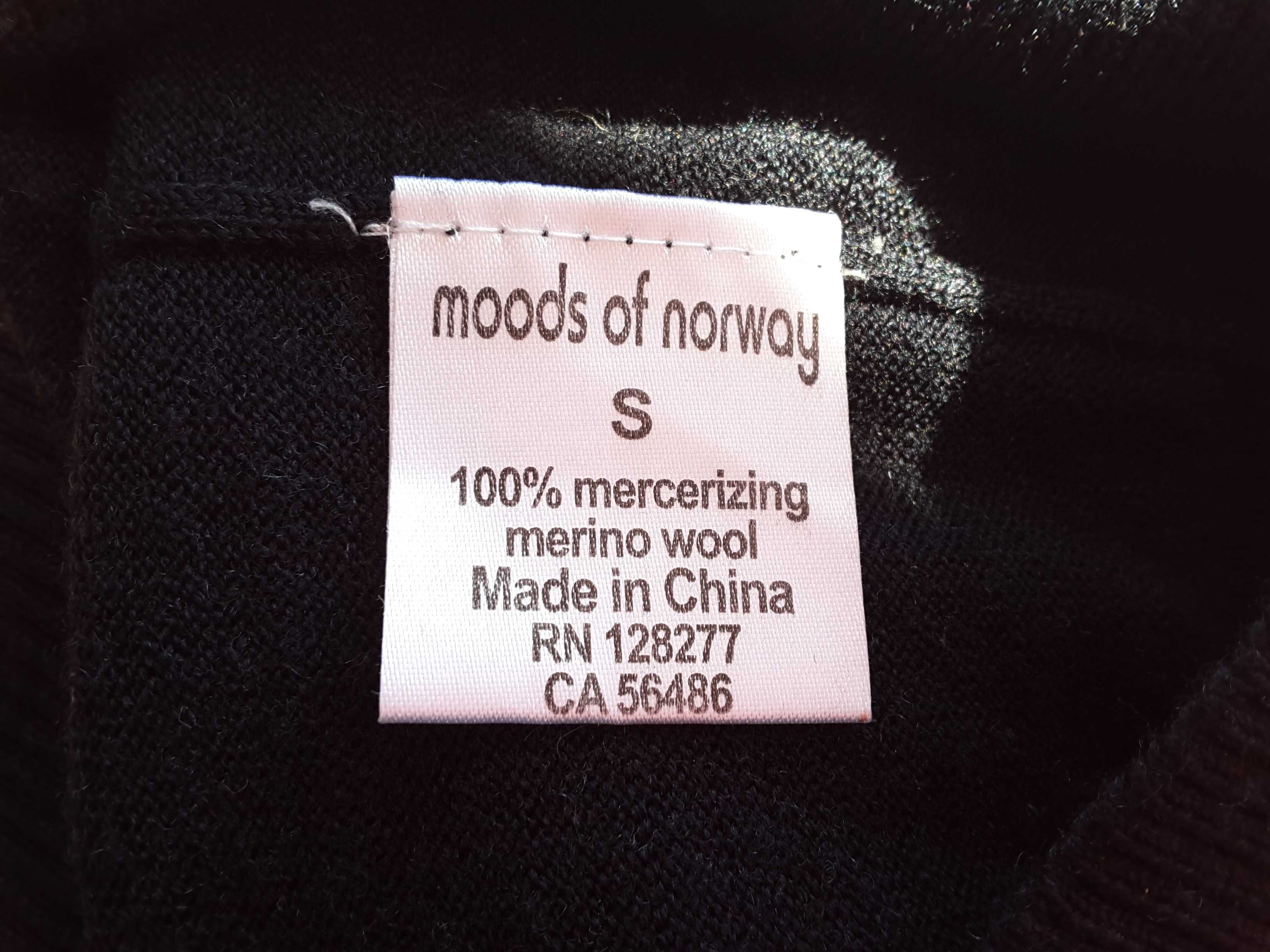 Sweter Moods of Norway wrłna merino S