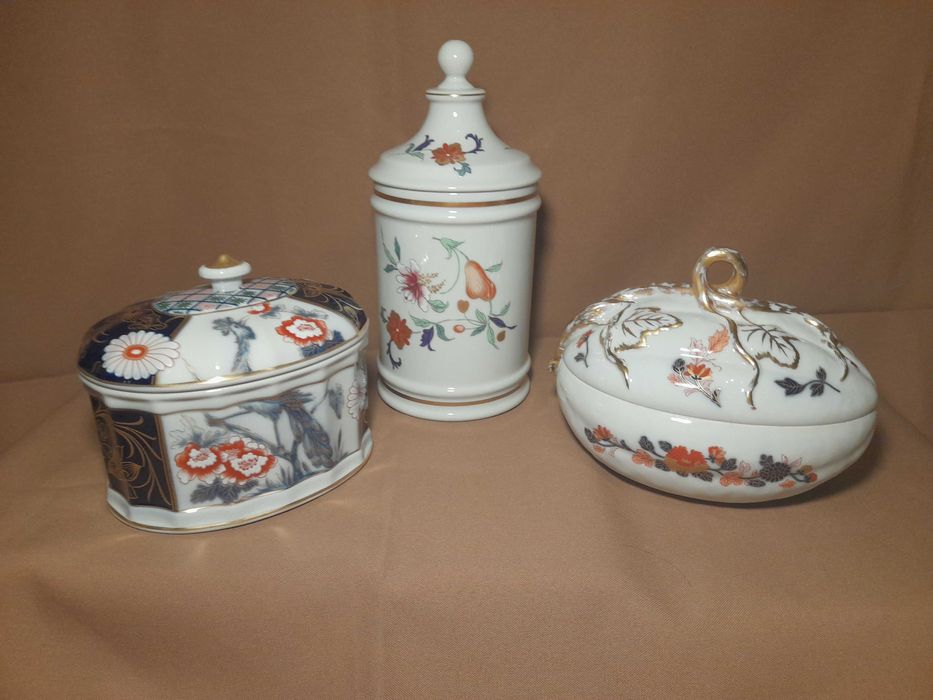 Vista Alegre -- Caixa Diogo Paradise, Pote Samatra, Caixa melão Imari