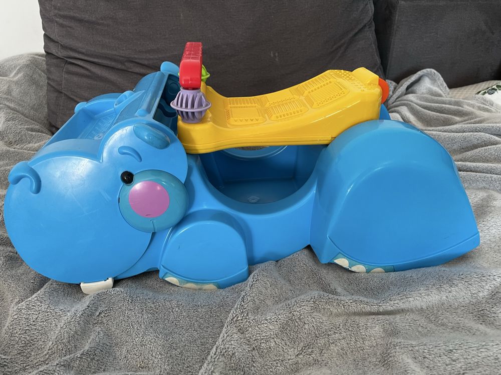 Jeździk pchacz fisher price hipcio hipopotam