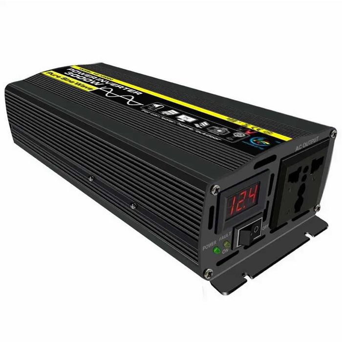 Інвертор перетворювач напруги 1500 Вт 12/220V PH-RD чистий синус