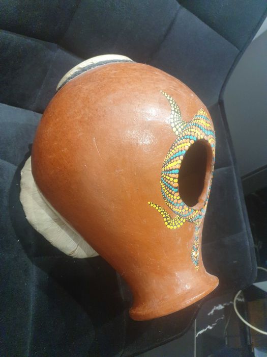 instrument muzyczny udu duże oryginalne gliniane