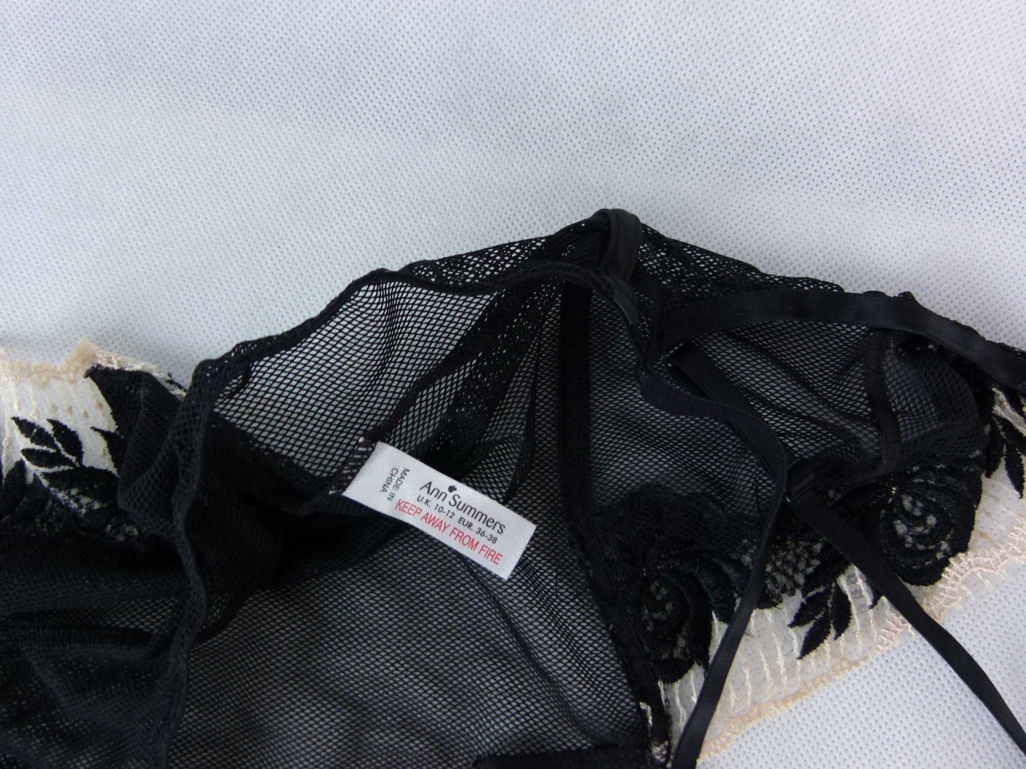 Ann Summers body z siateczki hafty stringi 10-12 / 36-38