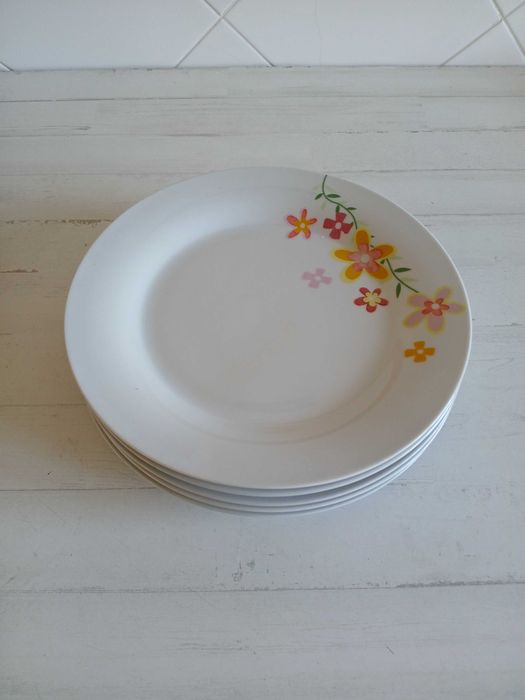 Conjunto Pratos de Sopa Porcelana Louça Dishes Set Pack Soup