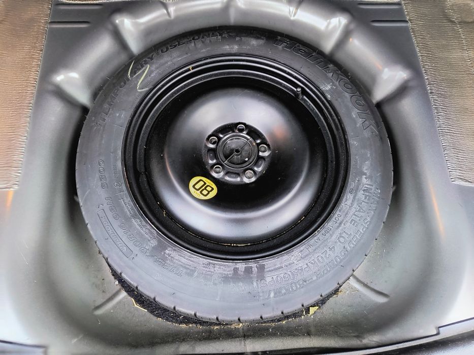 Ford Focus MK3 C-max - Koło dojazdowe T125/90R16 Zestaw Lewarek Klucz