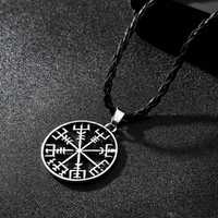 Naszyjnik runiczny kompas wikingów