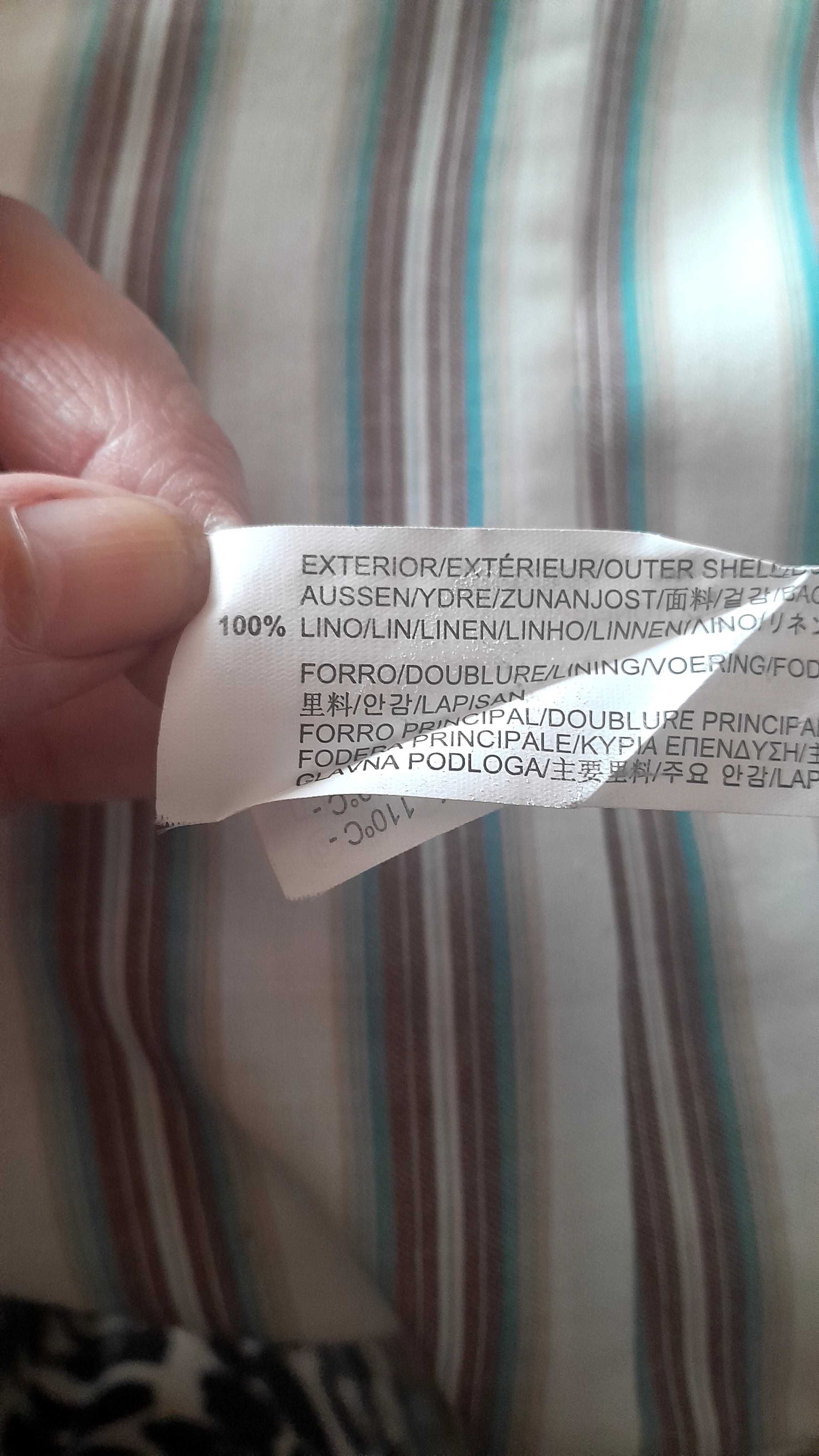Blazer senhora em linho básico, XXL